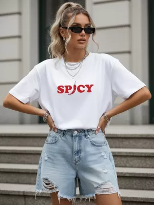 Ženska majica s kratkimi rokavi DSTREET NX9004RY-WH-O BELA