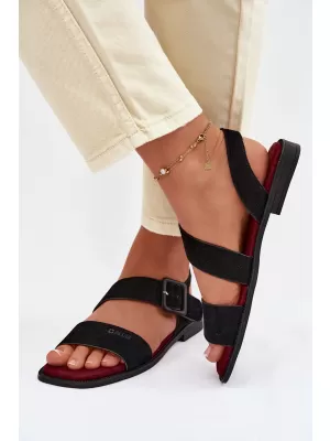 Ženske sandale BIG STAR SHOES TT274490 ČRNA