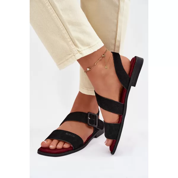  Ženske sandale BIG STAR SHOES TT274490 ČRNA 