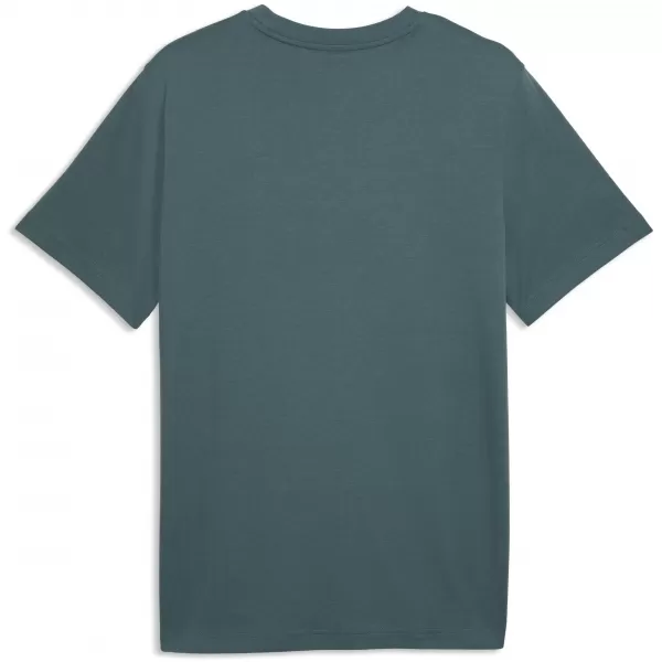  Moška majica s kratkimi rokavi PUMA GRAPHICS 2 COLOR SMALL NO. 1 LOGO TEE 68471790 ZELIŠČNI VRT 