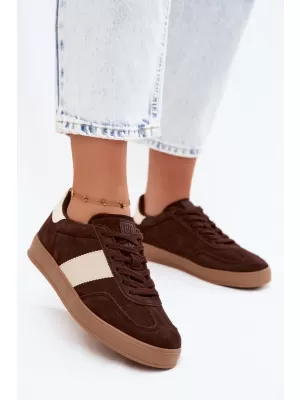 Ženske superge BIG STAR SHOES UU274008 RJAVA/BEŽ