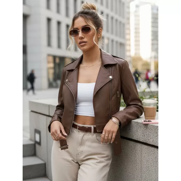  Ženska jakna DSTREET TY5672 RJAVA 