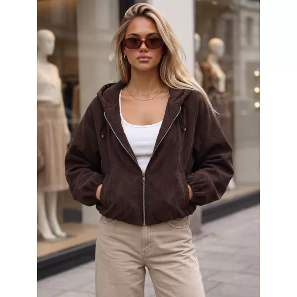  Ženska jakna DSTREET TY6061 RJAVA 