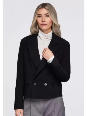 Ženska jakna OMBRE OW-BL-E0006 ČRNA