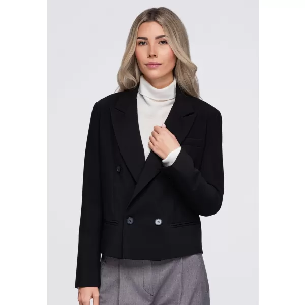  Ženska jakna OMBRE OW-BL-E0006 ČRNA 
