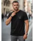Moška majica s kratkimi rokavi DSTREET NX0153R-BK ČRNA