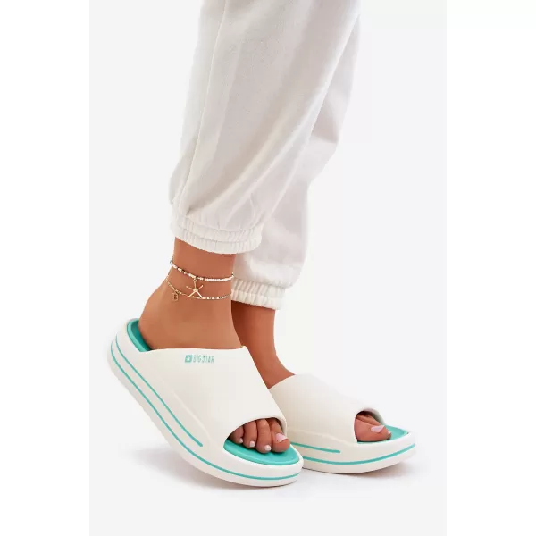  Ženski copati BIG STAR SHOES NN274A038 BELA 
