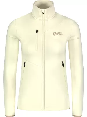 Ženski powerfleece pulover NORDBLANC CRISP NBSFL8338 BEŽ