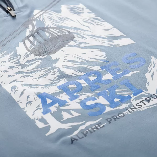  Otroška majica s kratkimi rokavi, ki se hitro suši ALPINE PRO STANSO ASHLEY MODRA VARIANTA PE 