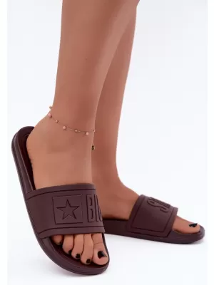 Ženski copati BIG STAR SHOES UU274072 ODTENKI RJAVE IN BEŽ