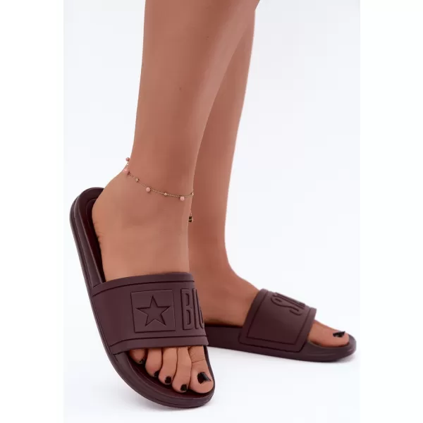  Ženski copati BIG STAR SHOES UU274072 ODTENKI RJAVE IN BEŽ 