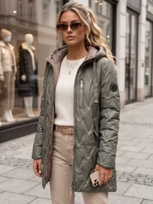 Ženska jakna DSTREET TY5770 ZELENA