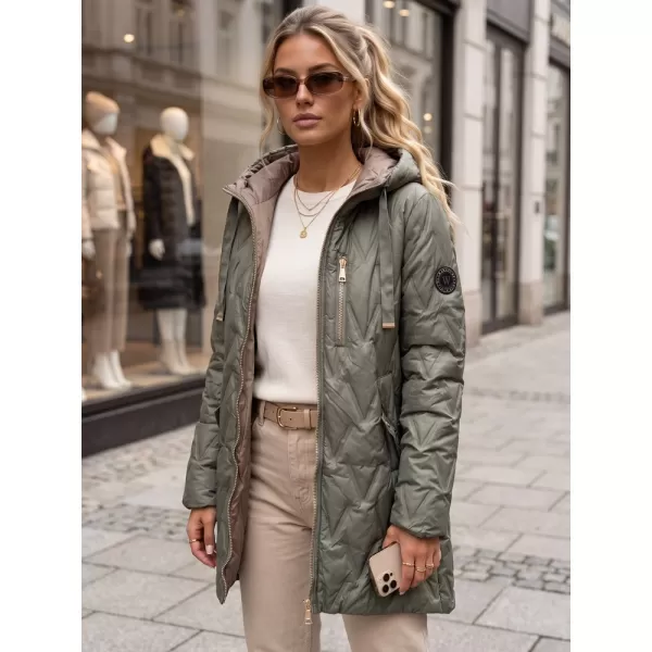  Ženska jakna DSTREET TY5770 ZELENA 