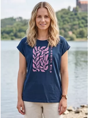 Ženska majica za prosti čas ALPINE PRO NOGERA 2 MOONLIT OCEAN VARIANTA PB