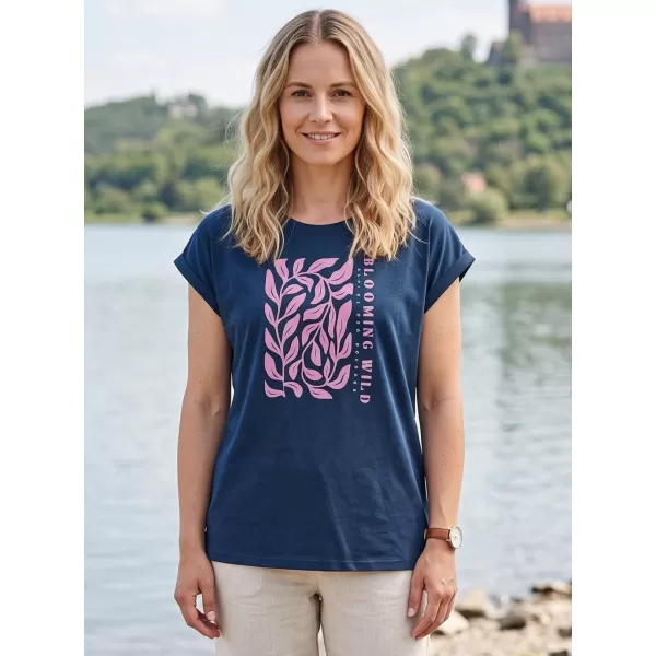  Ženska majica za prosti čas ALPINE PRO NOGERA 2 MOONLIT OCEAN VARIANTA PB 