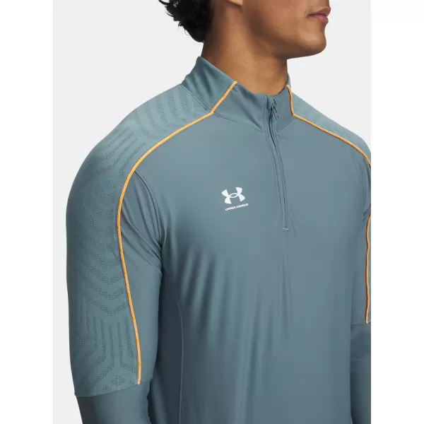  Moška majica s kratkimi rokavi UNDER ARMOUR UA M CHALLENGER PRO MIDLAYER 6008988-587 MODRA 