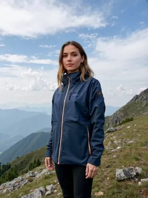 Ženska zunanja jakna ALPINE PRO TEMUNA Z MESEČINO OBSIJAN OCEAN