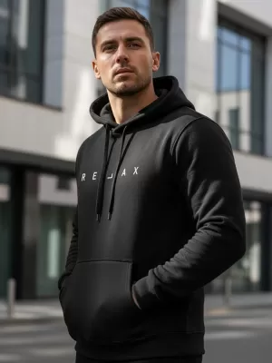 Moški pulover DSTREET NX0001B-BK ČRNA