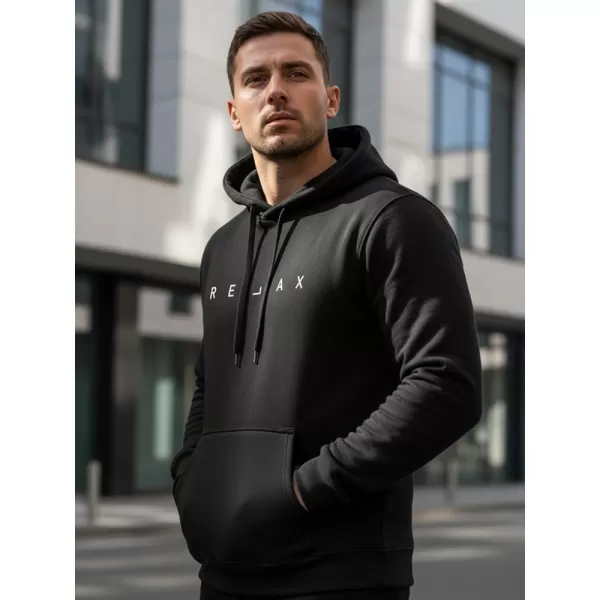  Moški pulover DSTREET NX0001B-BK ČRNA 