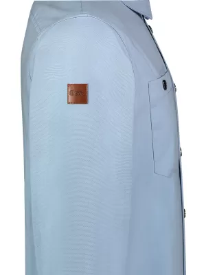 Moška flanelasta srajca NORDBLANC HAZE NBSSM8370 MODRA