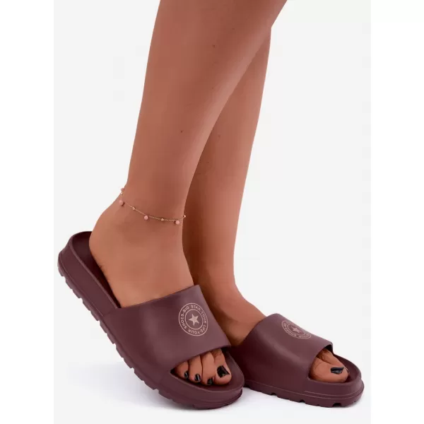  Ženski copati BIG STAR SHOES UU274075 ODTENKI RJAVE IN BEŽ 