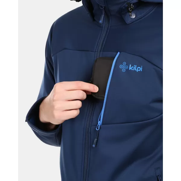  Moška softshell jakna KILPI ONTAVIO-M 1M0112KI TEMNO MODRA 