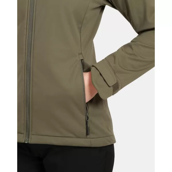  Ženska softshell jakna KILPI ONTAVIA-W 1L0113KI ZELENA 