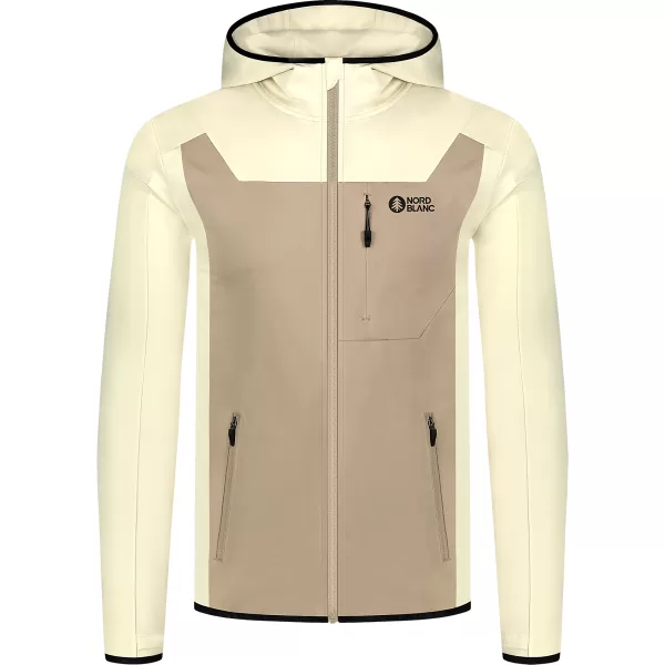  Moški powerfleece pulover NORDBLANC SPRAWL NBSFM8333 BEŽ 