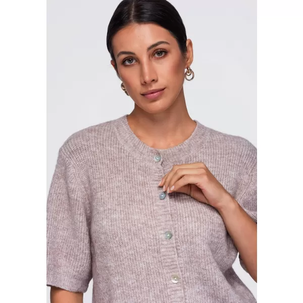  Ženska bluza OMBRE OW-TS-E0091 UMAZANO ROZA 