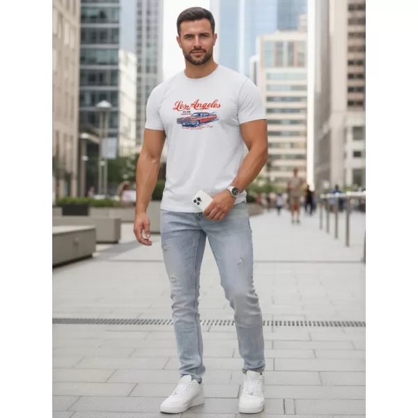  Moška majica s kratkimi rokavi DSTREET NX0055R-WH BELA 