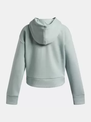 Pulover za deklico UNDER ARMOUR UA RIVAL FLEECE HOODIE 1379517-477 MODRA