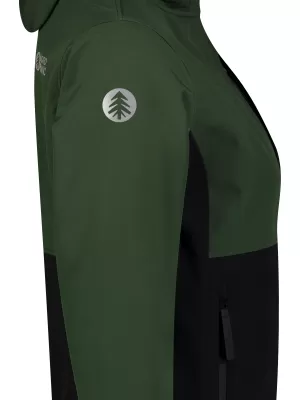 Ženska softshell jakna NORDBLANC BLINK NBSSL8320 ZELENA