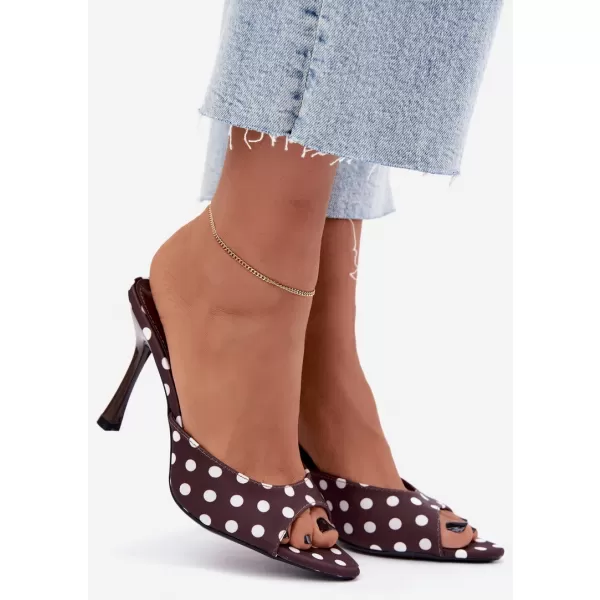  Ženski copati BOTO SQC-295 BROWN RJAVA 