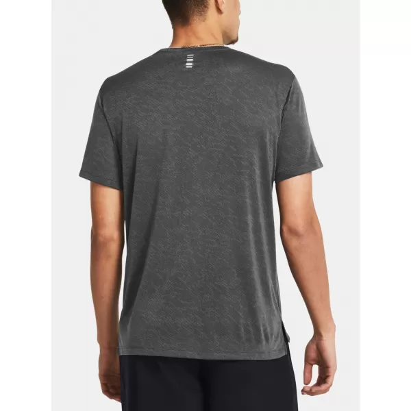  Moška majica s kratkimi rokavi UNDER ARMOUR LAUNCH CAMO SHORTSLEEVE 1386681-025 SIVA 