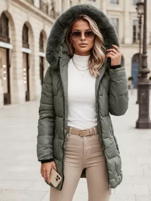 Ženska jakna DSTREET TY5739 ZELENA