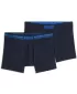 Moške boksarice PUMA MEN EVERYDAY PLACED LOGO BOXER 2P 93847619 MORNARSKO/MODRA