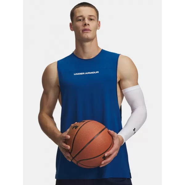  Moški brezrokavnik UNDER ARMOUR HOOPS TRAINING TANK 6012823-426 MODRA 