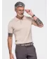 Moška polo majica OMBRE OM-POSS-0180 BEŽ