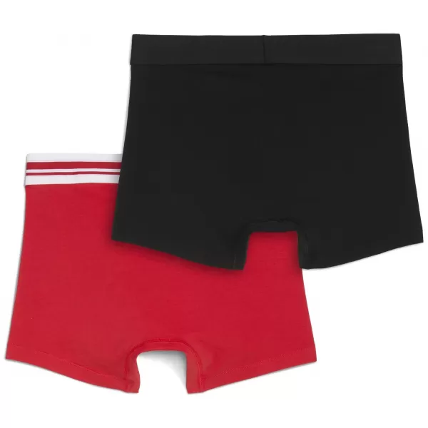  Moške boksarice PUMA MEN EVERYDAY PLACED LOGO BOXER 2P 93847605 RDEČA/ČRNA 