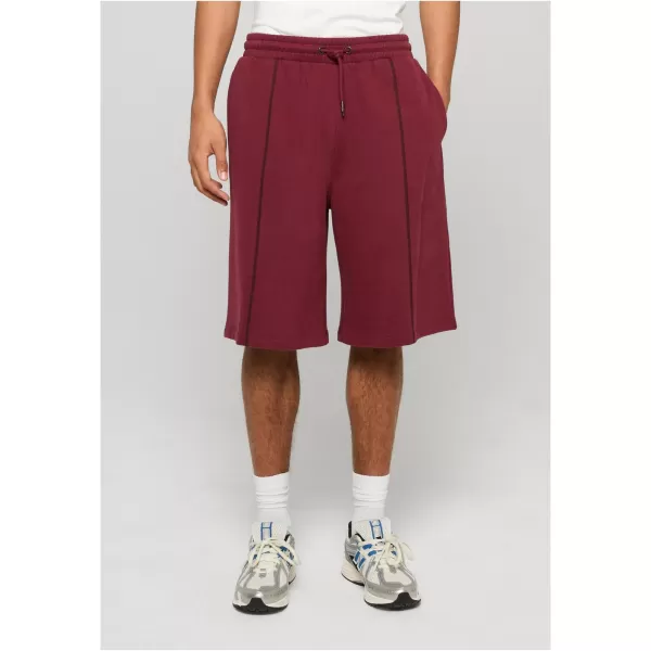  Moške kratke hlače Bermuda URBAN CLASSICS TB8439-22408 TEMNO OPEČNATO RDEČA 