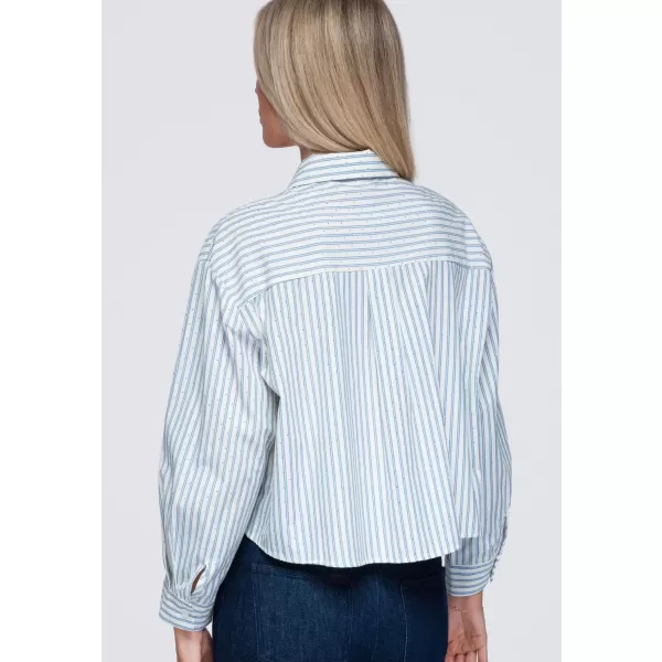  Ženska srajca OMBRE OW-SH-E0069 MODRA 