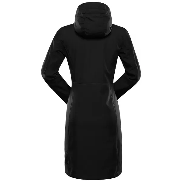  Ženski topel softshell plašč ALPINE PRO IBORA 2 ČRNA 