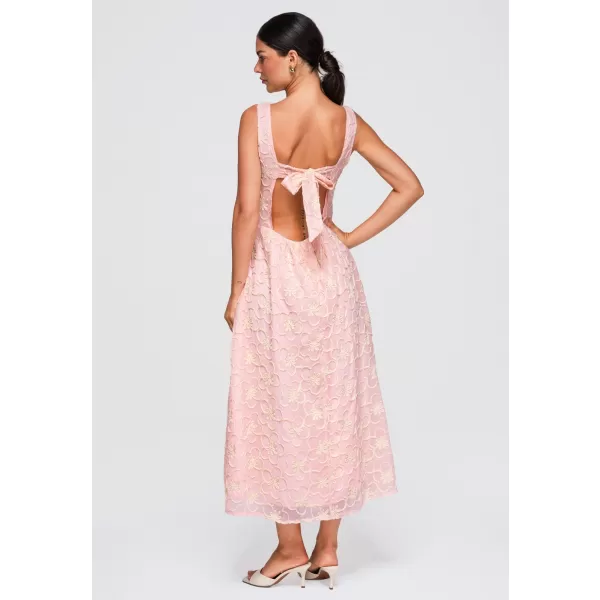  Obleka OMBRE OW-DLR-E0015 ROZA 