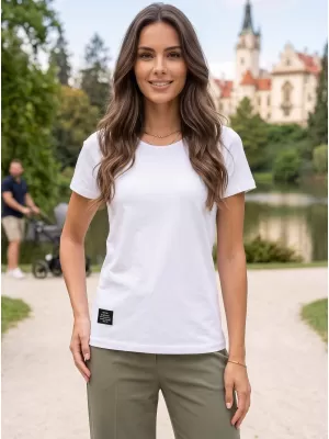Ženska majica s kratkimi rokavi ALTISPORT NP/ALWST26001 BELA