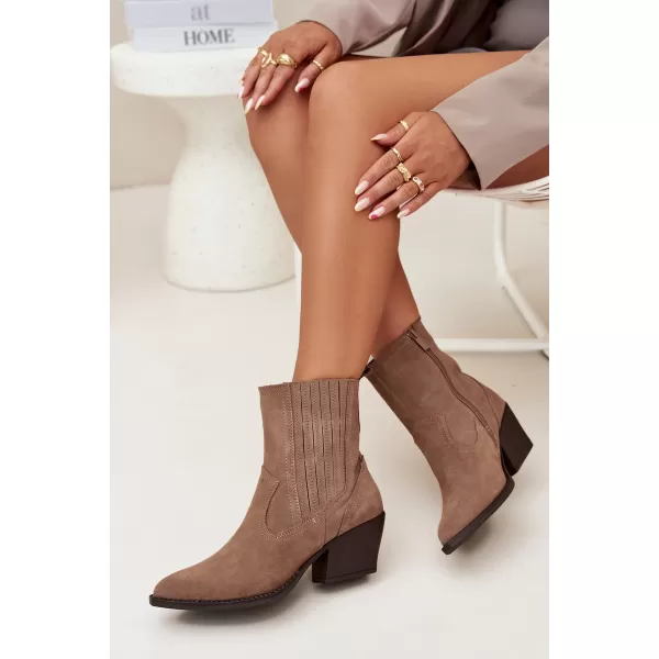  Ženski gležnjarji BOTO NC1339K/6350 KAKI 