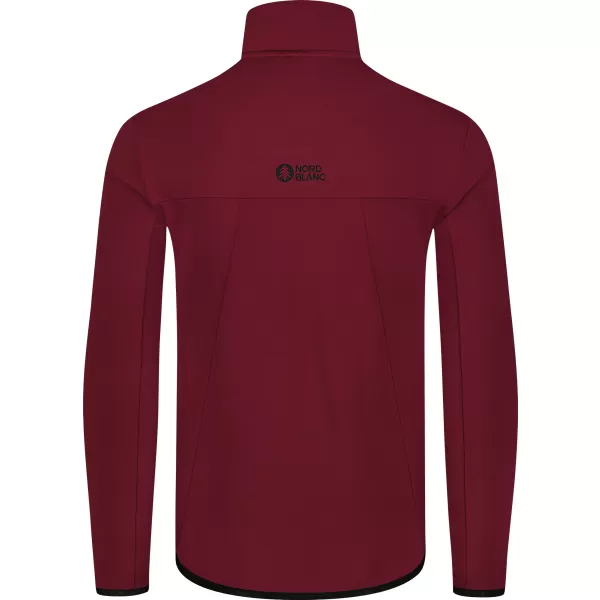  Moški powerfleece pulover NORDBLANC MORASS NBSFM8335 BORDO 