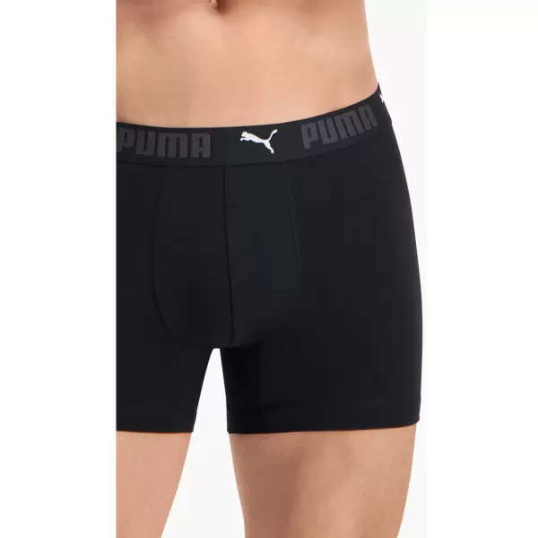  Moške boksarice PUMA SPORT COTTON BOXER 2P 93552101 ČRNA 