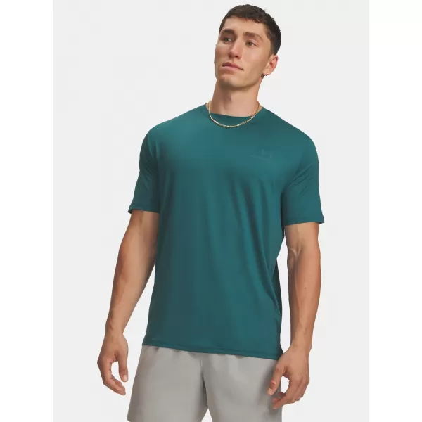  Moška majica s kratkimi rokavi UNDER ARMOUR VANISH ENERGY SS 1383973-338 ZELENA 