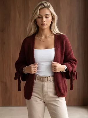 Ženski pulover DSTREET MY2567 BORDO