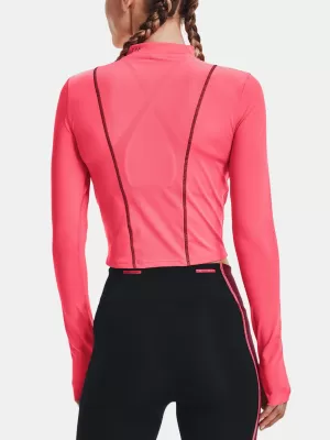 Ženska majica s kratkimi rokavi UNDER ARMOUR UA RUN ANYWHERE LASER LS 1365641-819 ROZA